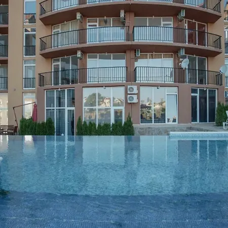 Lovely Studio With Balcony Pool View Apartament Sunny Beach